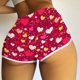 thumbnail image 2 of Pantalones Cortos Casuales Impresos Sueltos de Alta Cintura Shorts de Carta, Sexy Casual Blusa Y Pantalones Cortos, 2 of 9