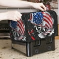 thumbnail image 7 of Pofeuu Largemouth Bass Fish in USA Print Toaster Cover 4 Slice, Bread Dust Cover & Fingerprint Protection, Kitchen Small Appliance Covers(Toaster Cover), 7 of 7