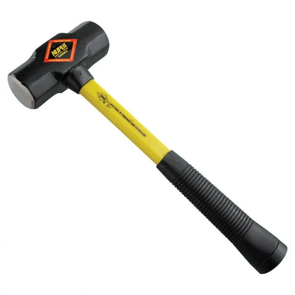Nupla Blacksmith's Double-Face Steel-Head Sledge Hammer, 4 lb, 14 in Classic Handle