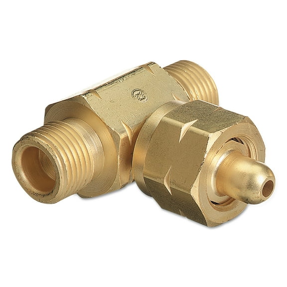 Western Enterprises Manifold Coupler Tees, Coupler, 3,000 PSIG, Brass, Air