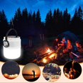 thumbnail image 3 of Linterna solar portátil LED impermeable para colgar, lámpara decorativa para jardín, regulable, con gancho, recargable por USB, iluminación para viajes al aire libre, L, BLANCO, 3 of 5