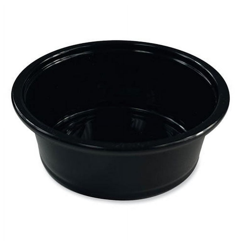 Souffle/Portion Cups, 1.5 oz, Polypropylene, Black, 2,500/Carton Souffle/Portion Cups, 1.5 oz, Polypropylene, Black, 2,500/Carton