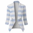 thumbnail image 1 of Vedolay Jackets Women's Casual Long Sleeve Open Front Work Office Fashion Blazer Jackets,Light Blue M, 1 of 5