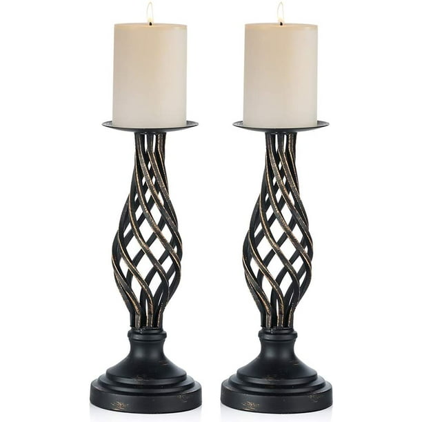 Archaic Iron Candle Holder Large Candle Holder Candle Pillar