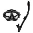 thumbnail image 1 of Lixada Adults Freediving Mask Snorkel Set Anti-fog Diving Snorkeling Goggles, 1 of 8