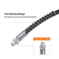 thumbnail image 3 of Grease Gun Hose 11.8" 10000 PSI Spring Flex High Pressure Quick Release Grease with 1/8"" NPT Threads Black, 3 of 6
