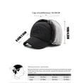 thumbnail image 3 of Winter Trapper Hat - 3-in-1 Windproof Face Mask Cap for Men and Women, Full Face Coverage with Ear Flaps for Extreme Cold Weather, 3 of 7