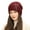 Wine Red, variant on D-GROEE Slouchy Beanies for Women Winter Soft Warm Faux Rabbit Fur Hat Skull Cap Ladies Knit Rhinestone Decor Beanie Hat for Women