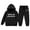 Black, variant on Girls Outfits Size 10-12 Girls Sweatsuit Outfits Dance Athletic Set Cozy Fleece Hoodie and Jogger Sweat Pants Girls Tracksuit Athletic Girls Clothes Basic Cartoon Graphic School Girl Outfits