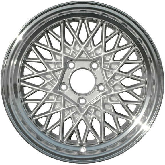 Remanufactured Machined Lip and Painted Silver Aluminum Wheel 16 x 7 F7AZ1007AA fits 1997-2002 Ford Crown Victoria