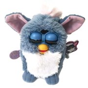 Original Electronic FURBY GRAY WITH BLACK SPOTS AND PINK TUMMY, PINK INNER EAR..