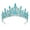 Blue, variant on Beautiful Queen Crown Baroque Crystal Headbands Bridal Crown Tiaras Party