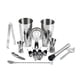 thumbnail image 1 of Criba vibradora Irfora 14pcs / set Mixology Bartender Kit Coctelera Set con Boston Shaker / Jigger / Vertedores / Trituradora de hielo / Pinzas de hielo / Cuchara mezcladora / Colador / Abre Irfora Criba vibradora, 1 of 5