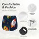 thumbnail image 4 of Balery Spaceships and Stars Pantalones cortos deportivos para mujer con forro y dos bolsillos, elásticos, para entrenamiento, gimnasio, yoga-XX-Large, 4 of 7