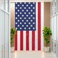 thumbnail image 4 of Idea4wall 4pcs Rustic American Flag Vintage Pattern Wall Murals, Removable Self-Adhesive Stick Wallpaper Large Wall Stickers for Home Decorative, 96"x108", 4 of 5