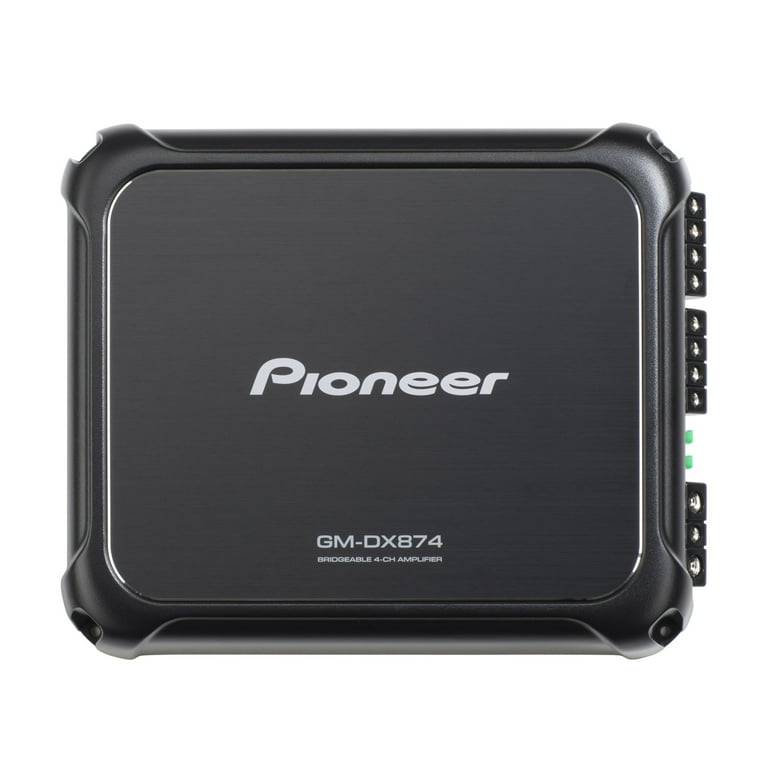 Pioneer GM-DX874 4-Channel Hi-Res Certified Car Amplifier, 1200W