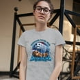 thumbnail image 3 of Tee Hunt Leaders of The Pack T-Shirt Mount Rushmore 4th of July Freedom Women's T-Shirt Tee, Gray, 3X-Large, 3 of 5