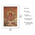 thumbnail image 2 of The Drikung Lineage - Field of Accumulation Practice - Vintage Tibetan Thangka Buddhist Painting - Tibet, 17th Century - Fine Art Matte Paper Print (Unframed) 18x24in, 2 of 4