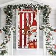 thumbnail image 6 of Christmas Door Cover 6.7x3 Ft Xmas Background Door Curtain Exquisite Printed Door Covers Hanging Fabric Winter Holiday Decor Gifts, 6 of 7