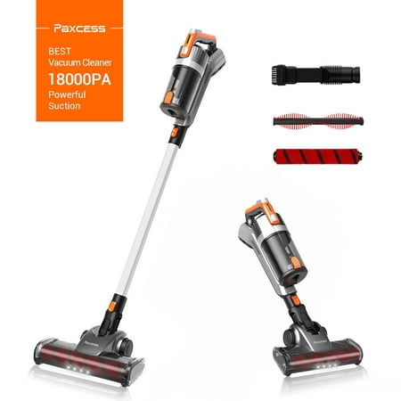 Paxcess 18000PA Stick Vacuum Cleaner Rechargeable Cordless Vacuum Cleaner for Carpet Hardfloor and Pet