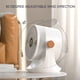 thumbnail image 4 of Ventilador de mesa para dormitorio, oficina en casa | Ventilador circulador de viento con 3 modos de velocidad - Fuerte flujo de aire de 16 pies | Inclinación ajustable de 90° | Bajo ruido 30dB, 4 of 8