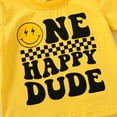 thumbnail image 5 of Younger Tree Baby Boy Summer Clothes Short Sleeve Smile Short Sets 1st Birthday Gifts for Boy for 6-12 Months, 5 of 7