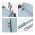 thumbnail image 4 of Genuine Cowhide Women Saddle Bag, Adjustable Crossbody Shoulder Bag, Pebbled Leather, 4 of 10