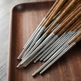 thumbnail image 5 of Wenge Wood Chopsticks â Handcrafted Unlacquered Natural Finish with Comfortable Tip (Set of 5 Pairs), 5 of 8