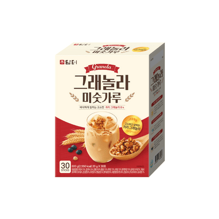 Damtuh Multi Grain Granola Mix Powder – Nutritious Korean Grain Drink, 30 Sticks