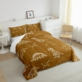 thumbnail image 3 of jejeloiu Dinosaur Dino Wildlife Queen Comforter Set,Jungle Animals Bedding Sets,Brown White Bedding Comforter Set For Boys Girl,Microfiber Bedroom Decor Reversible,3pcs, 3 of 8