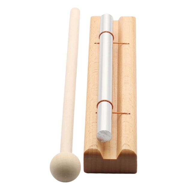 jiaping Instrument Chime Wooden Meditation Chime Bar with Mallet Percussion Compact for Single Note