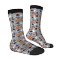 thumbnail image 2 of Goofa Happy Halloween Printed Men's Crew Socks, Soft Durable Breathable Moisture-Wicking with Odor Control Cotton socks, 2 of 9