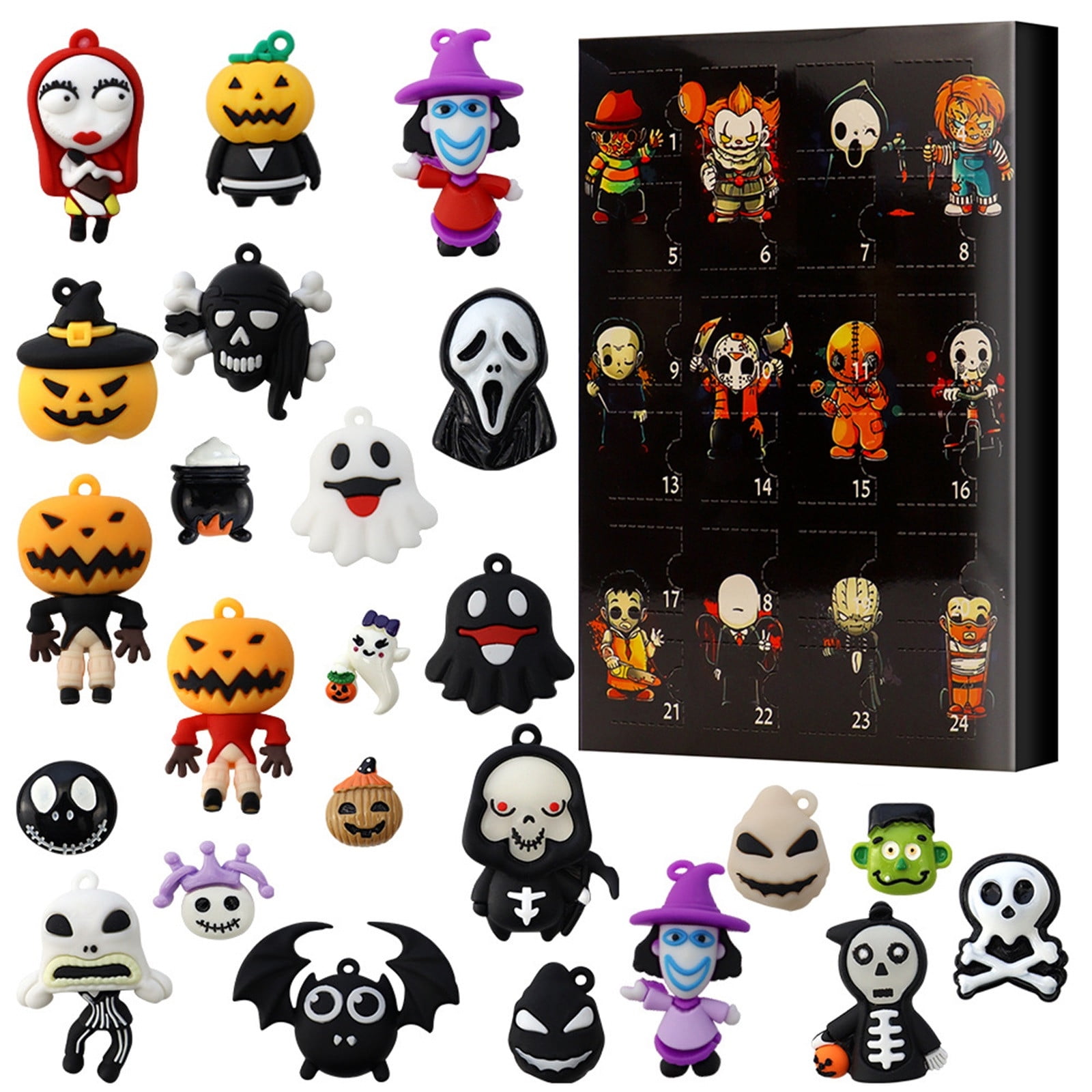 ECPECAD Halloween Doll Advent Calendar Contains 24 Gifts, Halloween