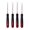 Red, variant on Bdday Oil Imprint Screwdriver 4-Piece Set Pull Hook Screwdriver Puller Pick Tire Stone Cleaning Auto Repair Tool Multi Angle Necessary