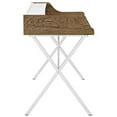 thumbnail image 4 of Modway Bin Contemporary Modern Writing Desk With Storage Cubbies in Walnut, 4 of 4
