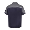 thumbnail image 4 of Sxiwei Men's Work Coat Jacket Reflective Multiple Pockets Workwear Workshop for Machine Workers Gray&Navy Blue 170/L, 4 of 7