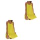 thumbnail image 1 of Vestido Qarigey Maxi multifuncional elegante mujer vintage boho amarillo M METRO 2Conjunto, 1 of 6