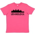 thumbnail image 3 of Inktastic Los Angeles California City Skyline Youth T-Shirt, 3 of 5