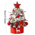 thumbnail image 2 of Elegant Festive Tabletop Holiday Centerpiece For Home Lifelike Realistic Design Durable Sturdy Base Christmas Tree Display, 2 of 5