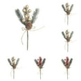 thumbnail image 2 of LYINGF Artificial Christmas Pick with Golden Berries and Pinecone - Rustic Bow Spray for Wreath, Garland, and Tree Decor, Natural-Look Accent for Centerpieces, 2 of 8