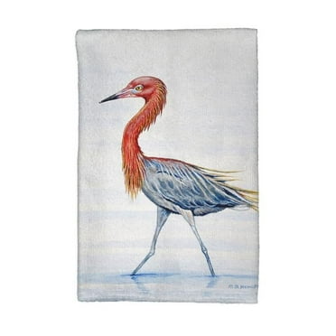 Betsy Drake KT820 16 x 25 in. Reddish Egret Kitchen Towel