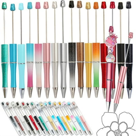16pcs x ball point pens-As Shown