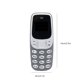 thumbnail image 2 of Teléfono móvil Teléfono GSM Teléfono móvil Red 2G Recargable Tarjeta SIM dual Teléfono Reproductor de música, Gris kenally EL2669-05B, 2 of 2