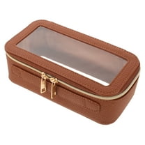 Transparent Cosmetic Bag Waterproof Makeup Toiletries Sunscreen Lid