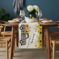 thumbnail image 2 of Cute Pig Table Runner - 70 Inch Long, Kitchen Dining Table Runner Dresser Scarves, County Sunflowers Truck Farmhouse Black White Plaid Farmhouse Decor for Coffee Tables Wedding Party Banquet, 2 of 8
