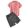 thumbnail image 2 of WIBACKER Boy's 2 Pieces Cotton Set Casual Polo Shirts Short Sleeve Active Shorts Summer Outfits for 3-8 Years Kids, 2 of 10