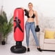 thumbnail image 5 of SACO DE BOXEO INFLABLE 160CM Sunnimix Saco de ARENA CON VASO ALIVIO Rojo, 5 of 8
