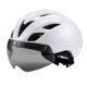 thumbnail image 2 of Casco de bicicleta de montaña con correa ajustable para la barbilla y resistencia a los impactos Blanco, 2 of 9