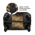 thumbnail image 3 of Haiem Football Loving Hamster Luggage Cover Printed Suitcase Covers for Luggage Elastic Washable Suitcase Protector Fits 18-32 Inch Luggage-Small, 3 of 8