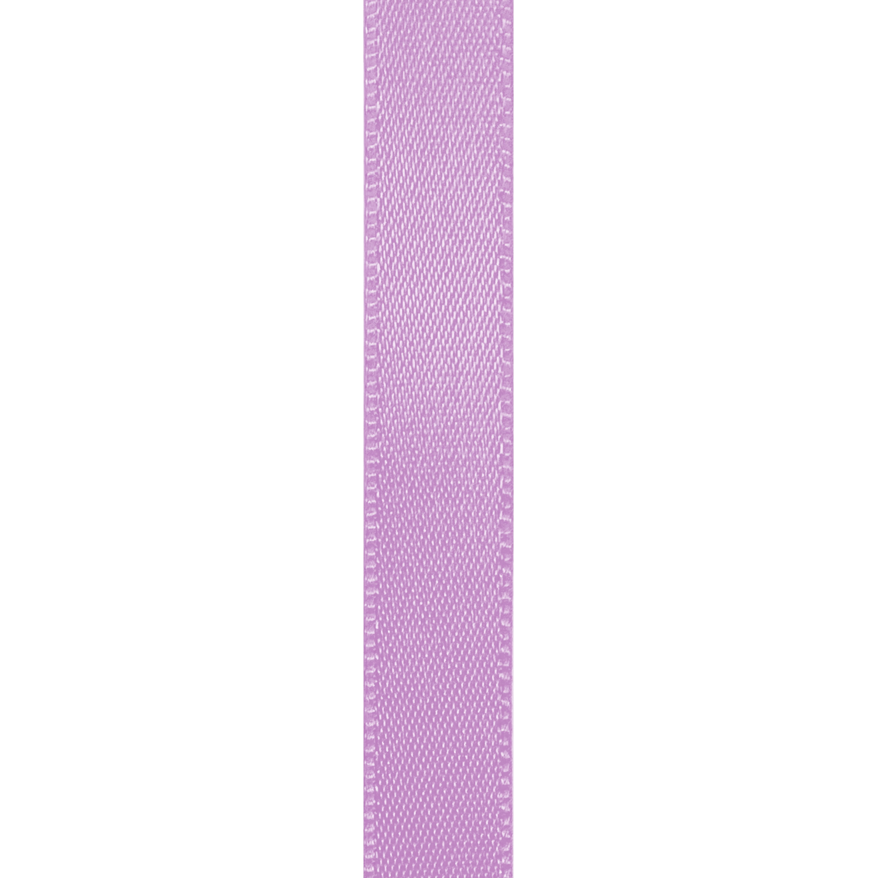 25mm x 20m Double Faced Lavender Lilac Satin Ribbon — Artificial